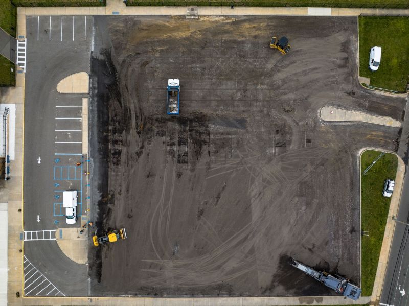 Parking Lot Excavation in Gainesville, GA